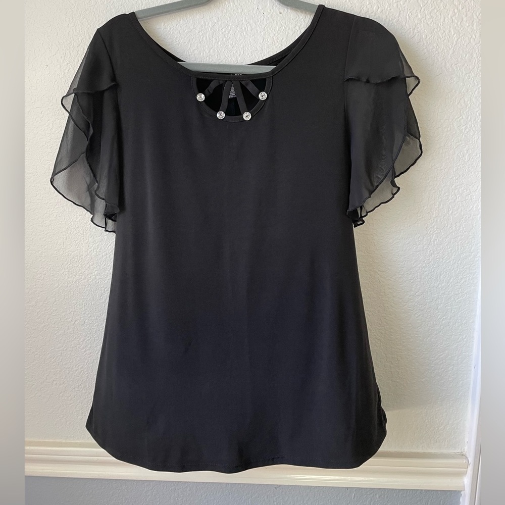 Black color women top medium size
